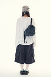 Small check 3-pocket backpack