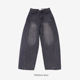 Modi cut wide denim pants