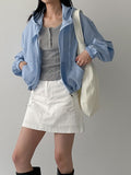 Stripe String Hood Jumper