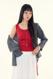 Lumi side shirring sleeveless