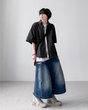 Damon Crop Wide Denim