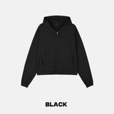 Rome Cropped Zip Hoodie