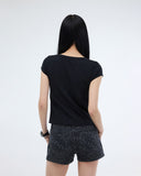 U-NECK LOGO T-SHIRT