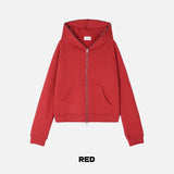 Fort Slim Cropped Zip Hoodie