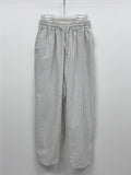 Sheer Stripe Jogger Pants