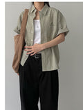 Cube Embo Overfit Short Sleeve Shirt