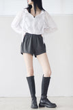Ohi Layered Wrap Skirt Pants
