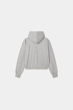 High Cropped Zip Hoodie