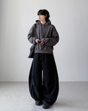 Dome High Neck Crop Hoodie