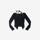 Aveline Neck String Cardigan