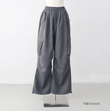 (Unisex) Foldy Nylon Cargo Pants