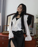 Pinup Ruffle Button Cardigan Top