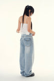 Moa square strap blouse