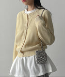 Haji Raglan Round Neck Cardigan
