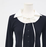 Lerian Collar Knit Cardigan
