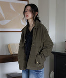 Cover cotton bomber jacket