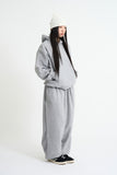 Fleece crop pullover hood