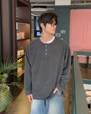 Raffle Henley Neck Knit
