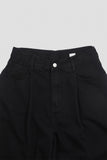 Oberon pintuck balloon denim pants