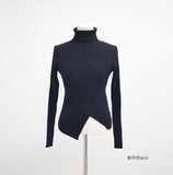 Frita Slit Turtleneck T-shirt