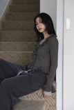 Barbie Ruffle Knit Cardigan