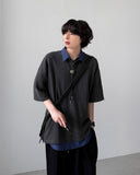 Earth Henley Neck Half Sleeve
