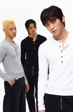 CUT OFF SNAP LONG SLEEVE