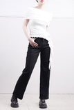 Benny Ribbon Pocket Straight Pants
