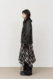 (W) Netty Checked Skirt