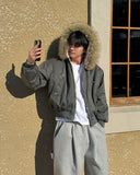 Laurent Raccoon Bomber Padding