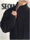 Legacy Diagonal Knit Zip-Up