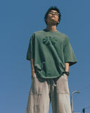 [AG] Open Dart Patch Sweat Half Pants