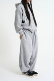 Fleece banding jogger pants