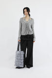 Ronnie Frill Cardigan Halter Tee