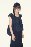Lilathe dot frill blouse