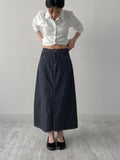 Adjust Nep Selvage Long Skirt