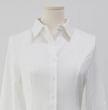 Mien Shirt Collar One Piece