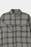Metal Pocket Checked Shirt