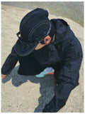 Mate diagonal hood windbreaker