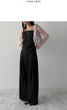 Oboe V-neck See-through Crop Cardigan