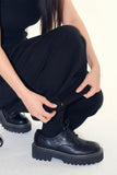 Ness snap tuck bermuda pants