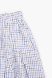 Basil Pleated Check Banding Skirt