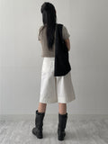Vintage Buckle V-Neck Vest