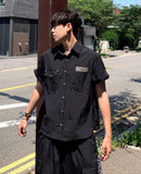 Gotham Rivet Patch Short Sleeve Shirt