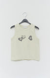 (W) Crack Heart Sleeveless