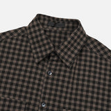 Mark Cropped Checked Shirt