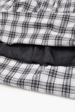 Siena check long skirt