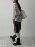 [unisex] Rainy Nylon Bermuda Pants