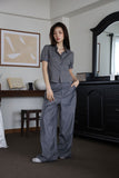 Muir Stud Pintuck Slacks