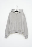 Jeff Cropped Zip Hoodie